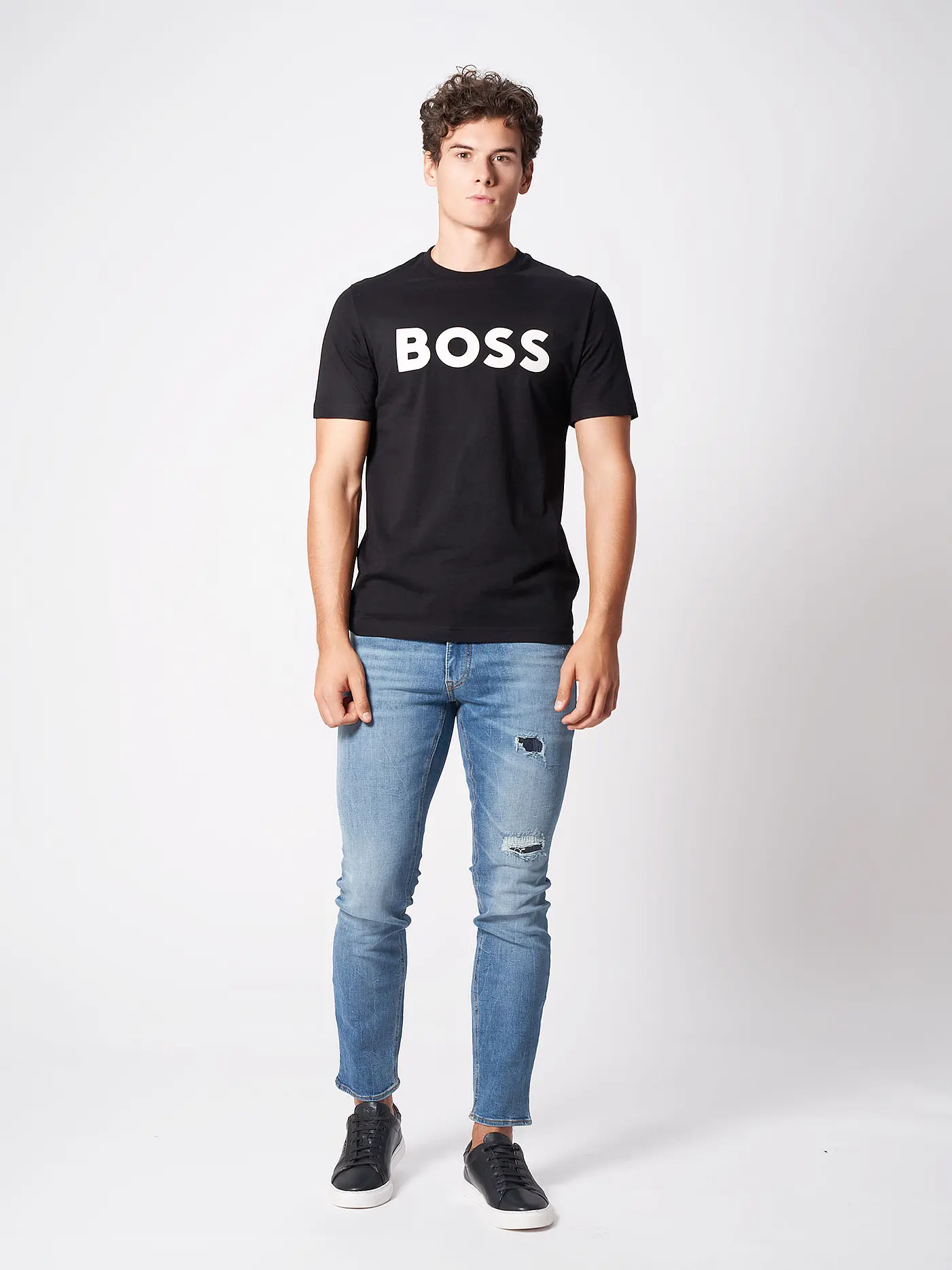 BOSS | T-Shirt MOUNTAIN TIBURT 308 | schwarz